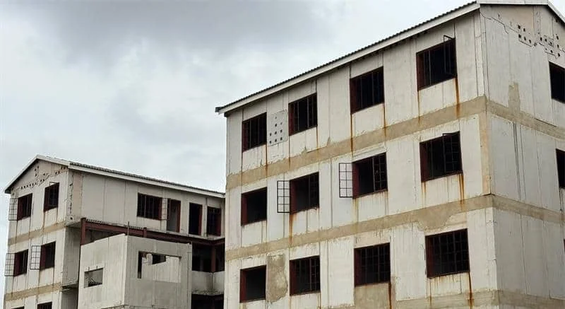 gauteng housing project in ruins